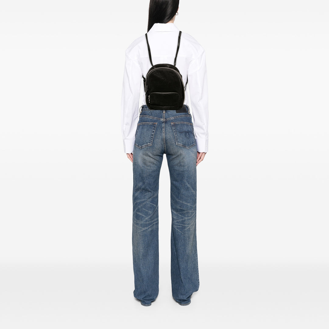 Stella McCartney Sac à dos Shaggy Deer Falabella Noir – vue 5 – GABY PARIS