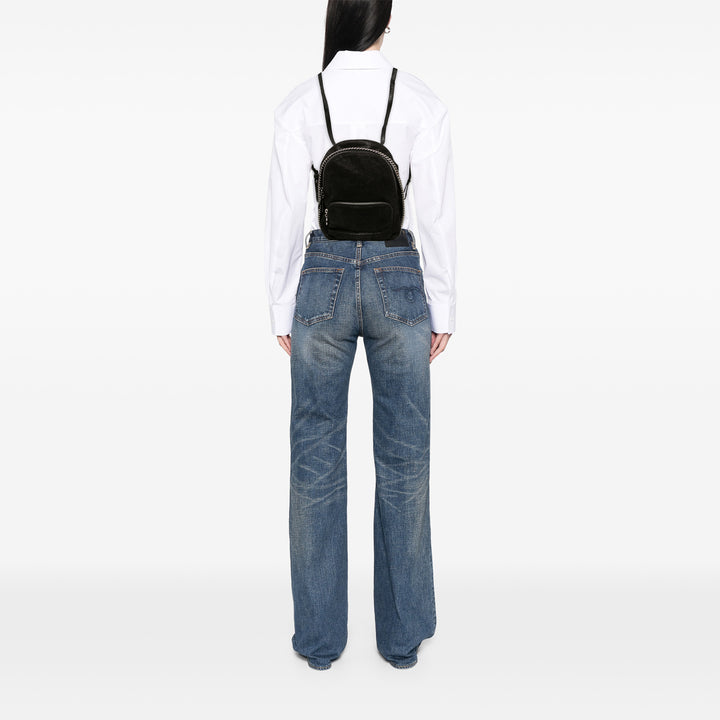 Stella McCartney Sac à dos Shaggy Deer Falabella Noir – vue 5 – GABY PARIS