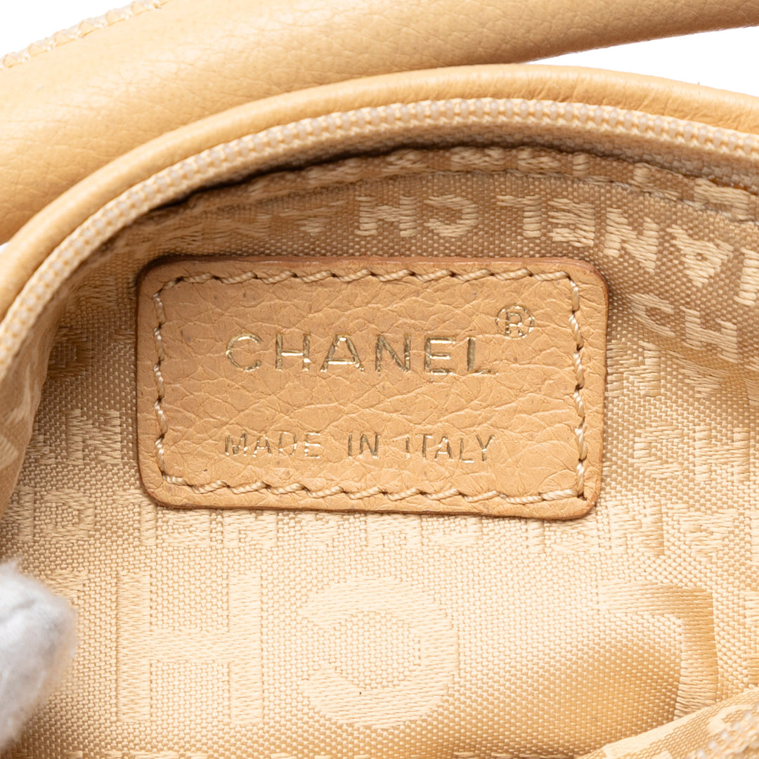 Chanel CC Cuir de veau Pompon Hobo