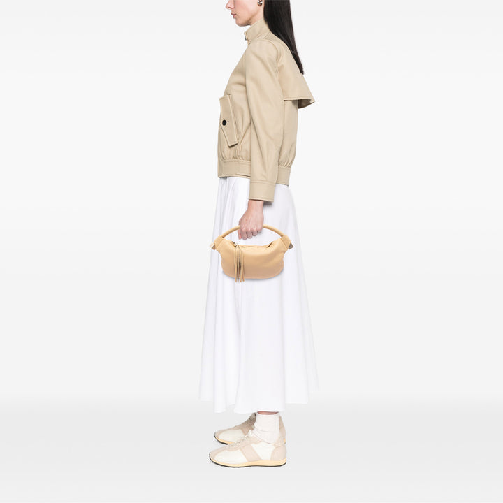 Chanel CC Cuir de veau Pompon Hobo