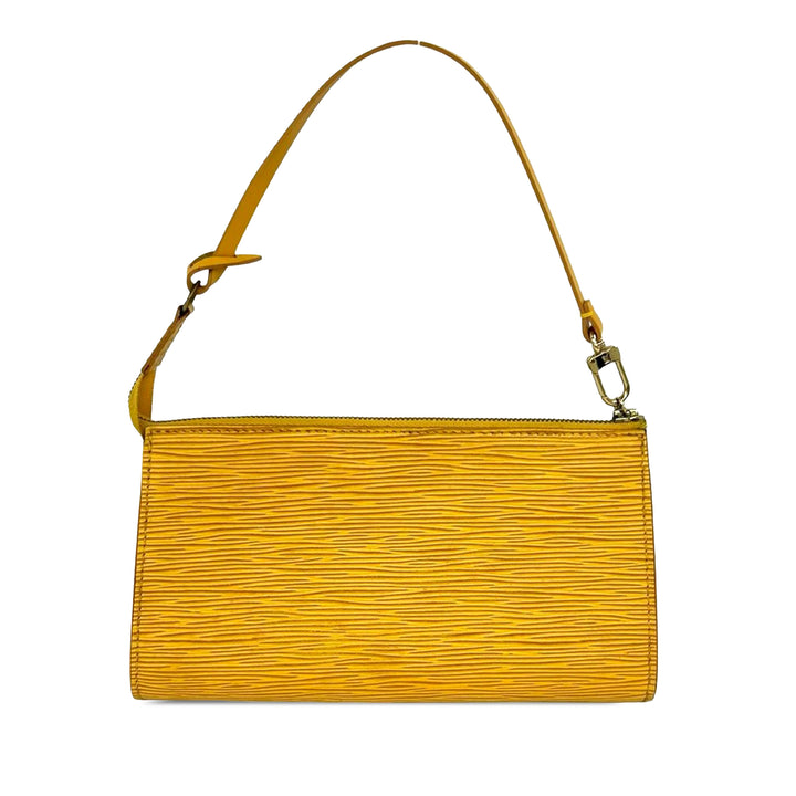 Pochette Accessoires Épi Jaune
