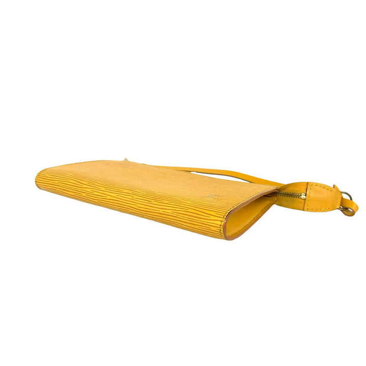 Pochette Accessoires Épi Jaune