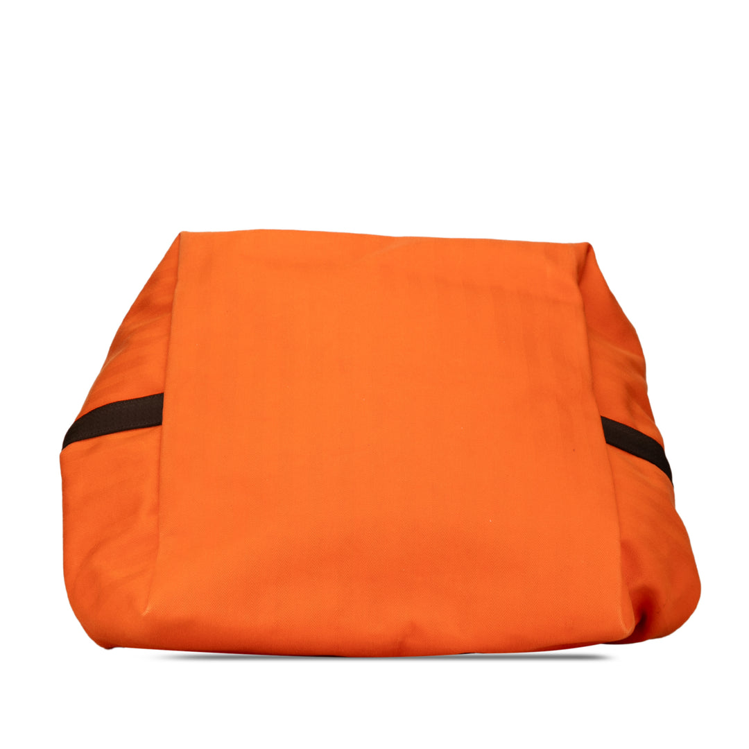 Toile Fourre Tout du Cavalier Carryall Tote Orange - Gaby Paris