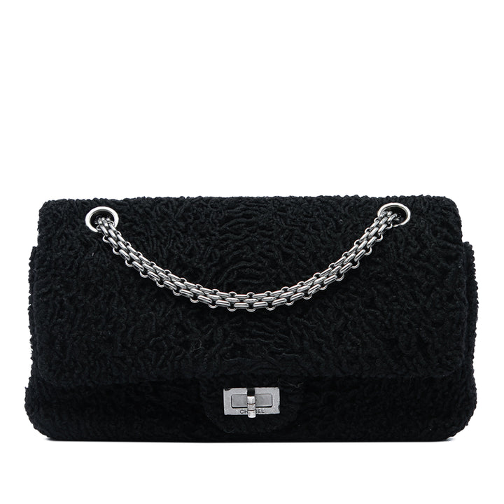 Boucle Reissue 2.55 Double rabat 225 Noir