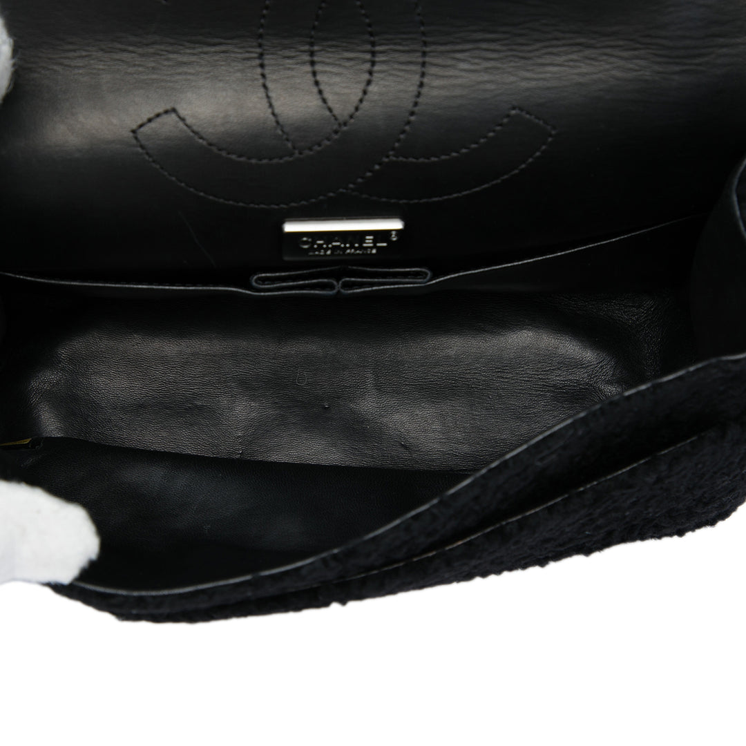 Boucle Reissue 2.55 Double rabat 225 Noir
