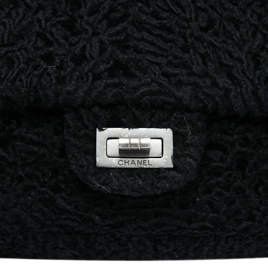 Boucle Reissue 2.55 Double rabat 225 Noir