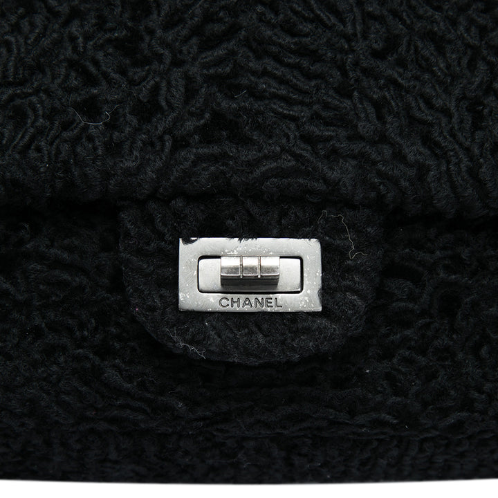 Boucle Reissue 2.55 Double rabat 225 Noir