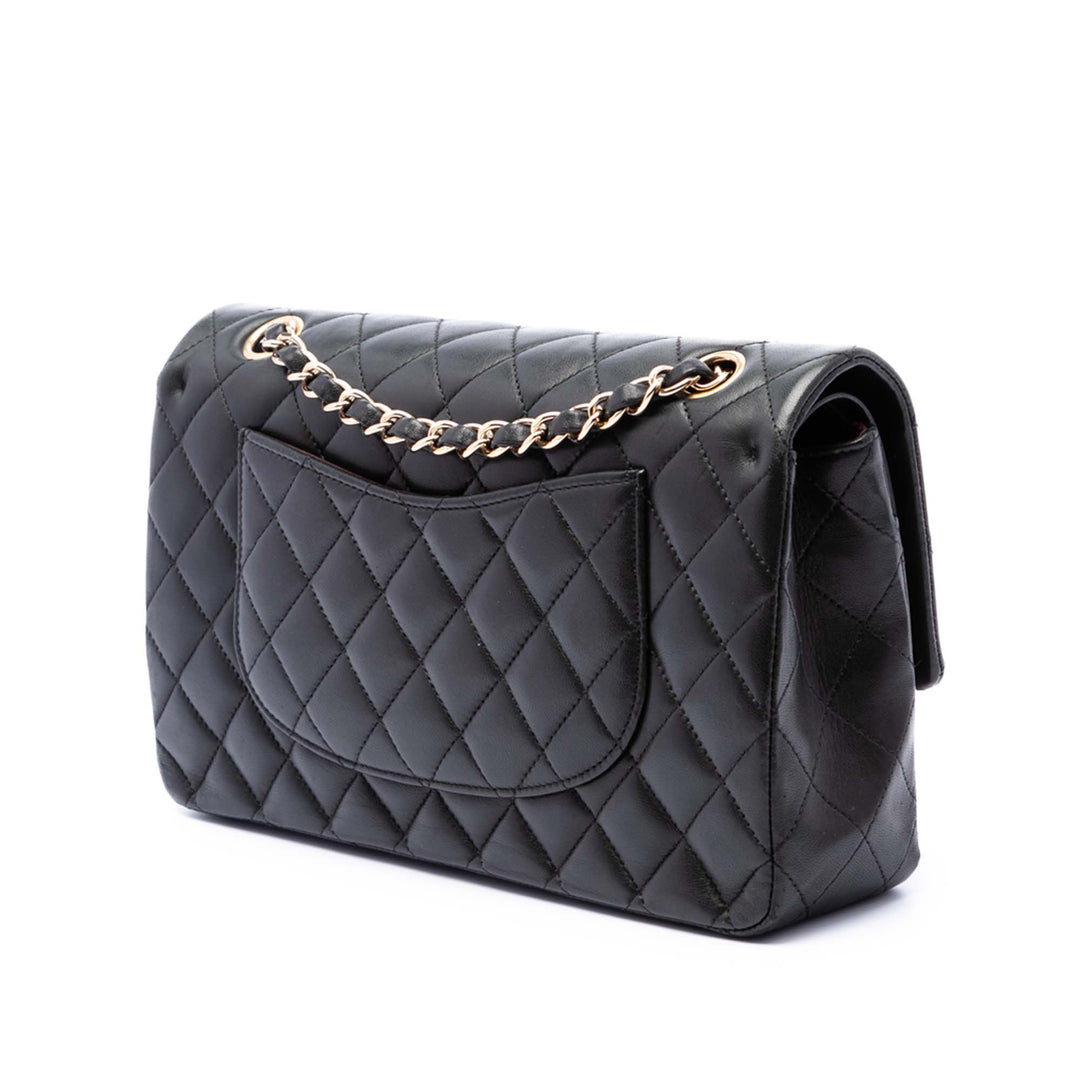 Chanel Medium Classic Cuir d’agneau Double rabat