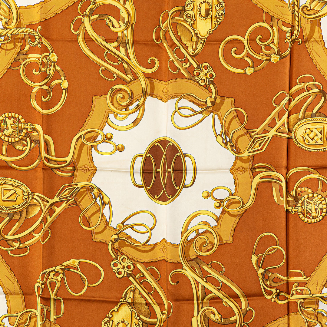 Lift Profile Silk Scarf White - Gaby Paris