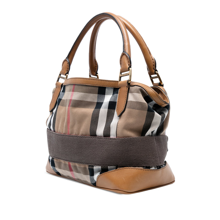 Burberry House Check Toile Brecon Sac