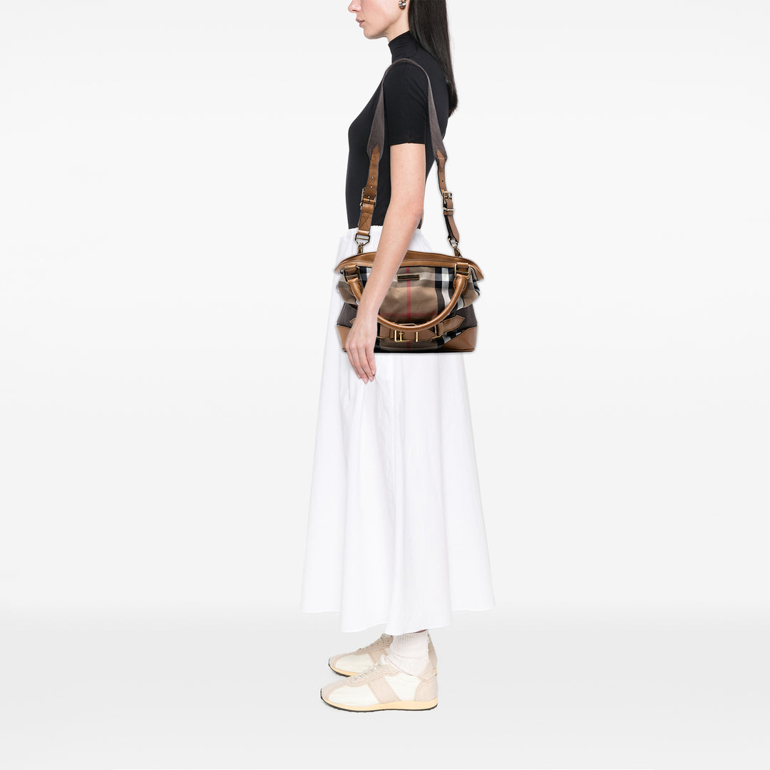 Burberry House Check Toile Brecon Sac