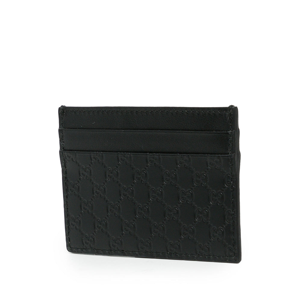 Gucci Porte-cartes Microguccissima Noir – vue 2 – GABY PARIS