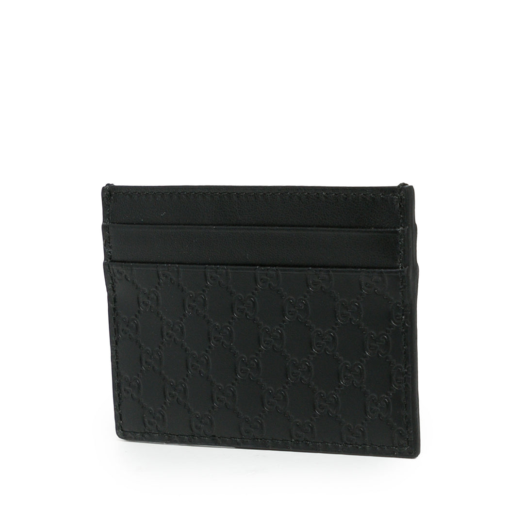 Gucci Porte-cartes Microguccissima Noir – vue 2 – GABY PARIS