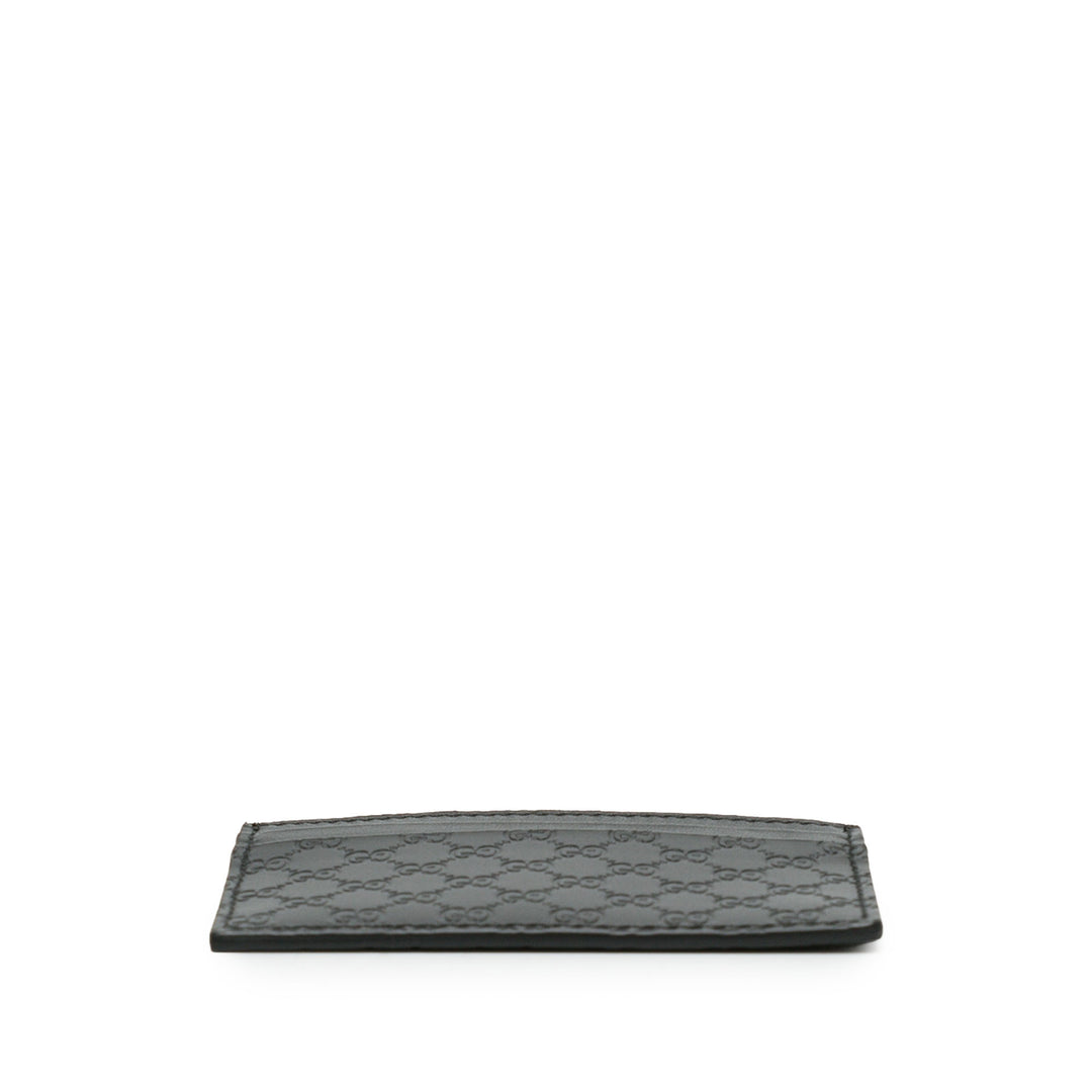 Gucci Porte-cartes Microguccissima Noir – vue 3 – GABY PARIS