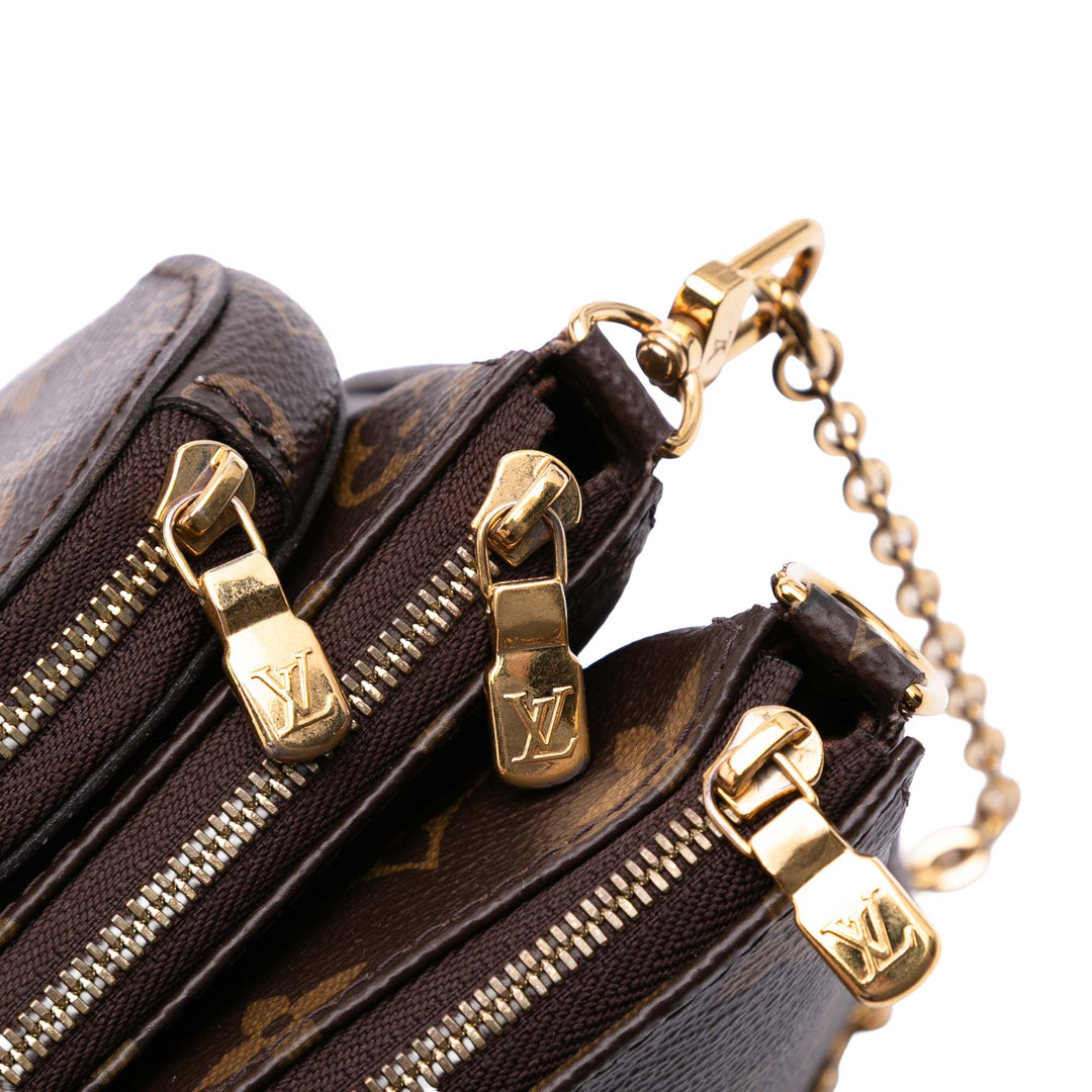 Monogram Multi Pochette Accessoires Brown - Gaby Paris