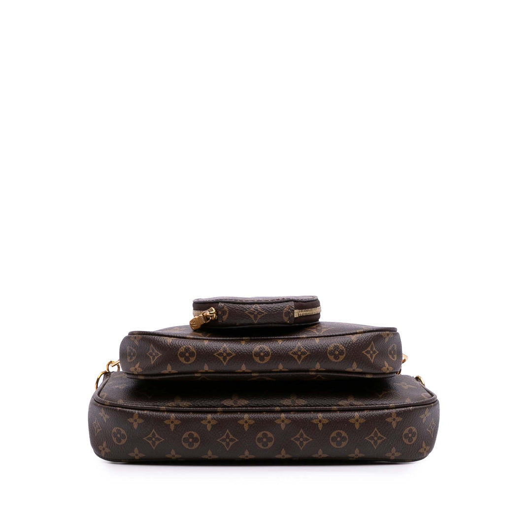 Monogram Multi Pochette Accessoires Brown - Gaby Paris