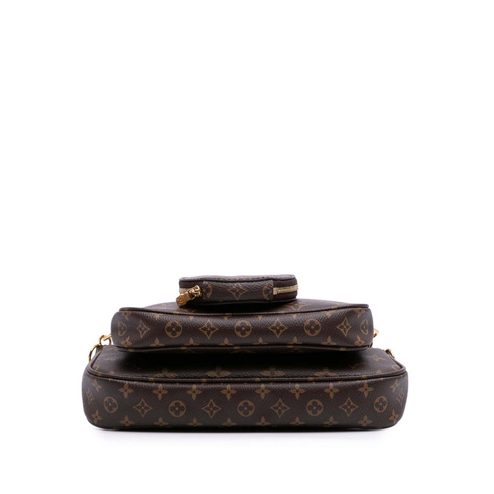 Monogram Multi Pochette Accessoires Brown - Gaby Paris