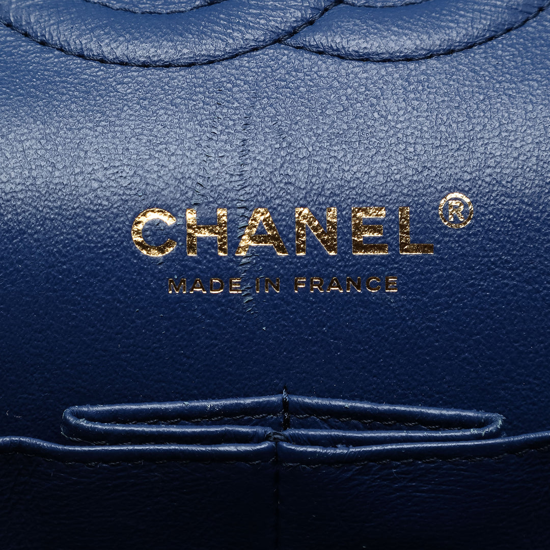 Chanel Medium Classic Cuir d’agneau Double rabat