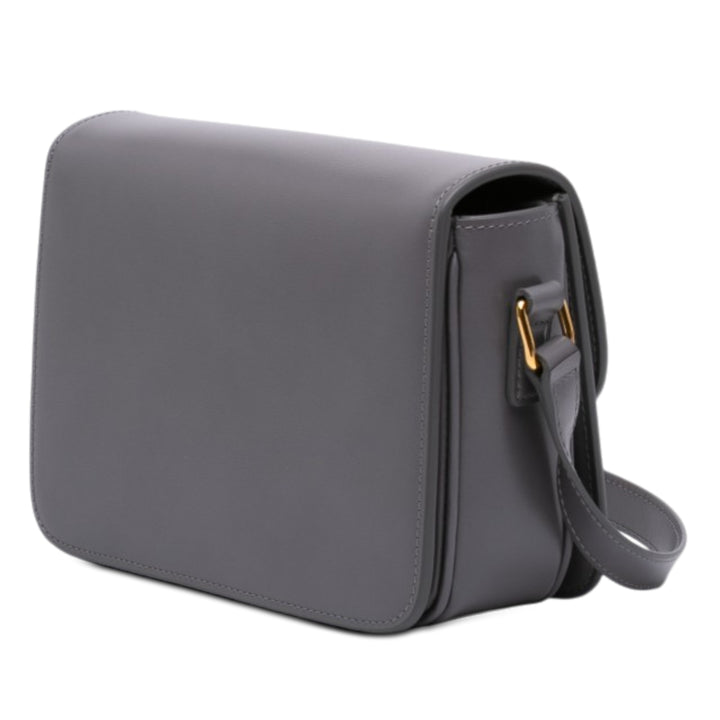 Celine Teen brillant Cuir de veau Triomphe Sac porté croisé