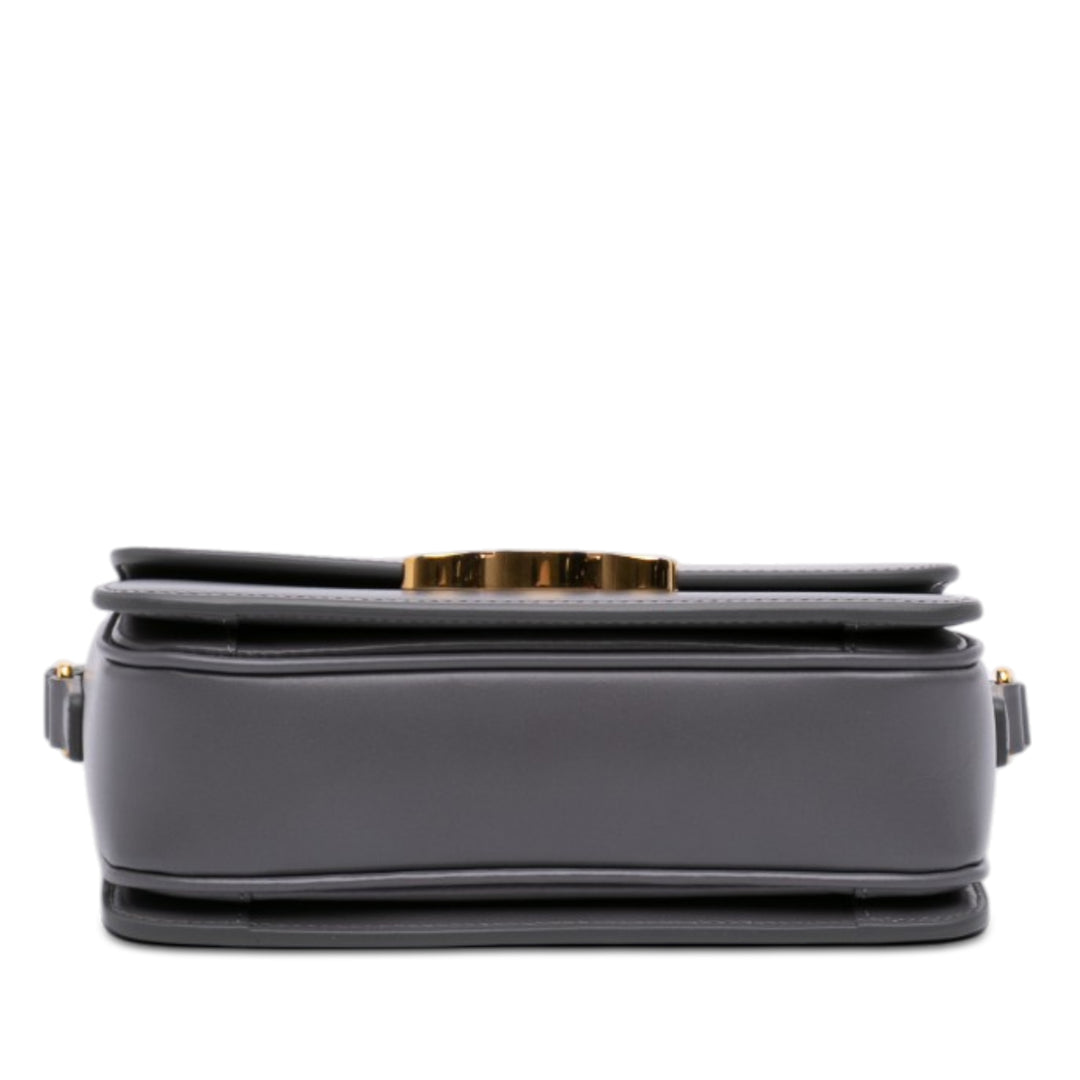 Celine Teen brillant Cuir de veau Triomphe Sac porté croisé