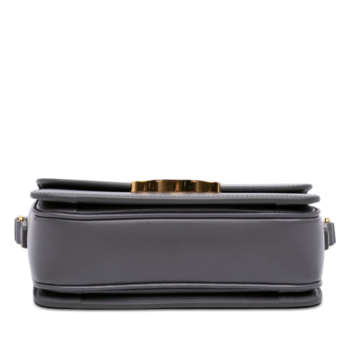 Celine Teen brillant Cuir de veau Triomphe Sac porté croisé