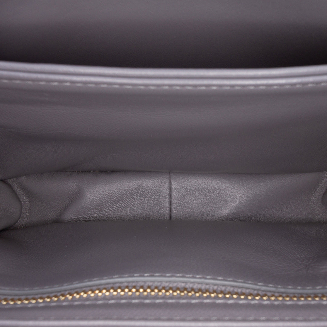 Celine Teen brillant Cuir de veau Triomphe Sac porté croisé