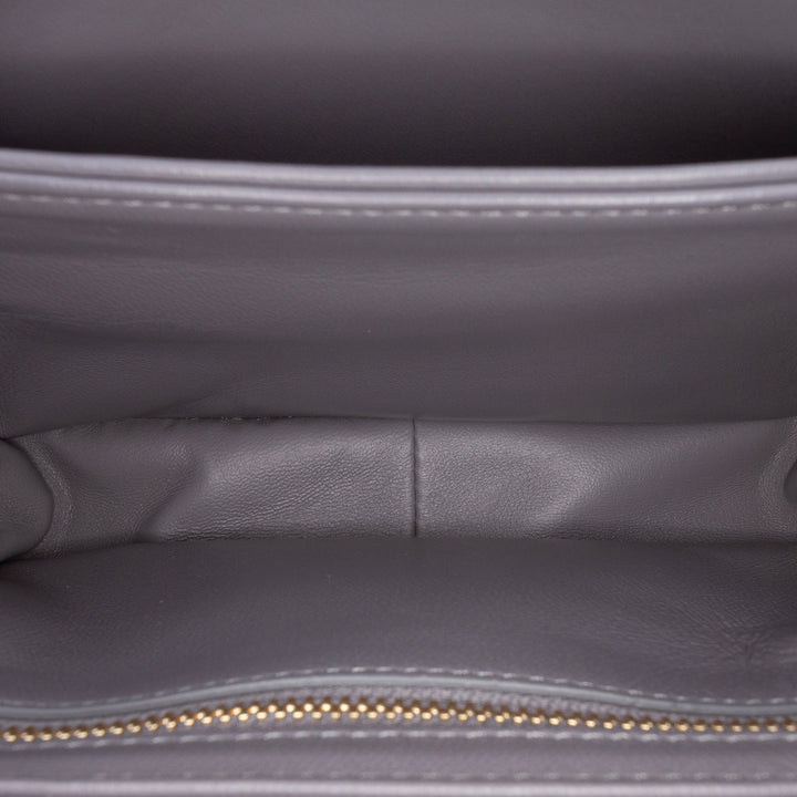 Celine Teen brillant Cuir de veau Triomphe Sac porté croisé