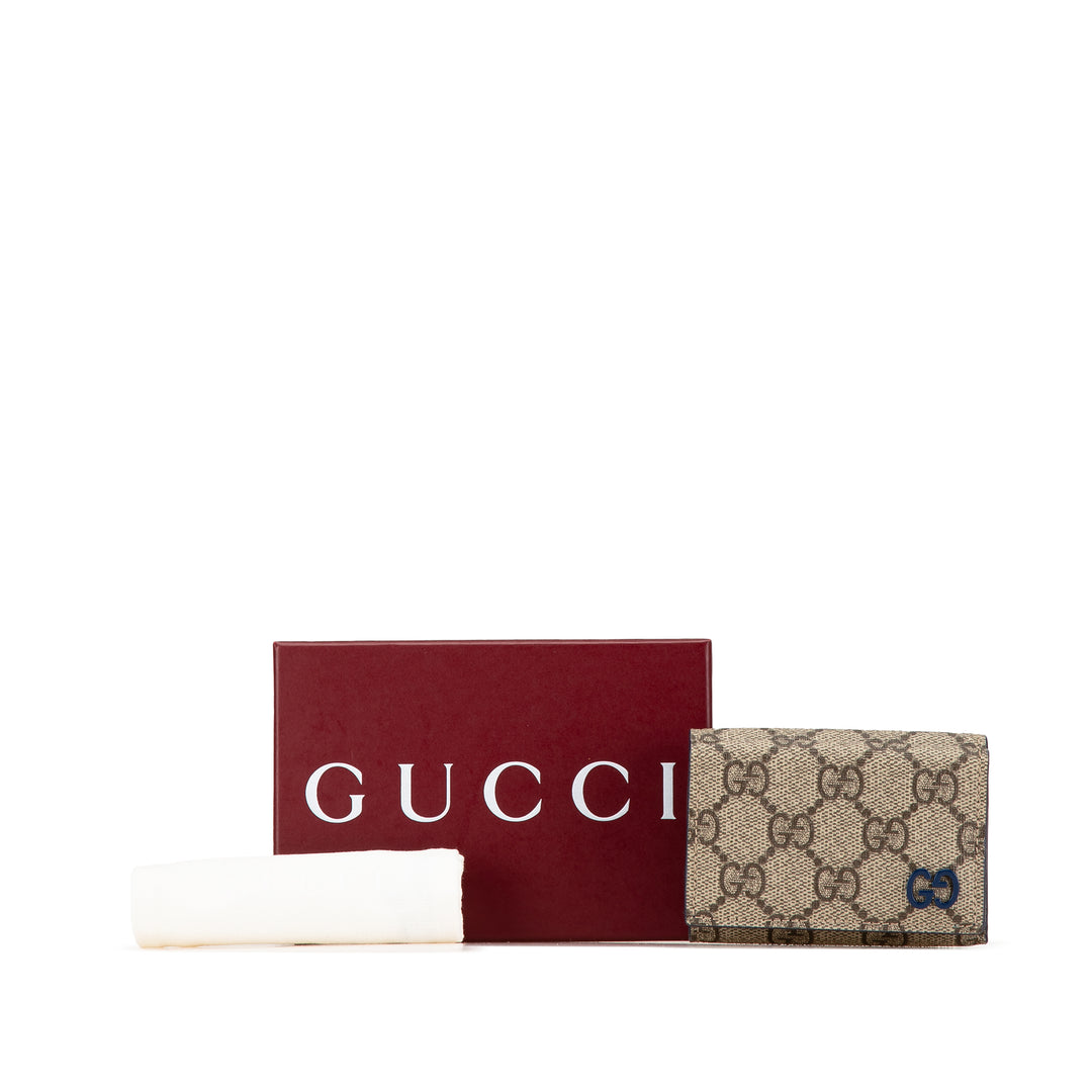 Gucci GG Supreme Compact Portefeuille