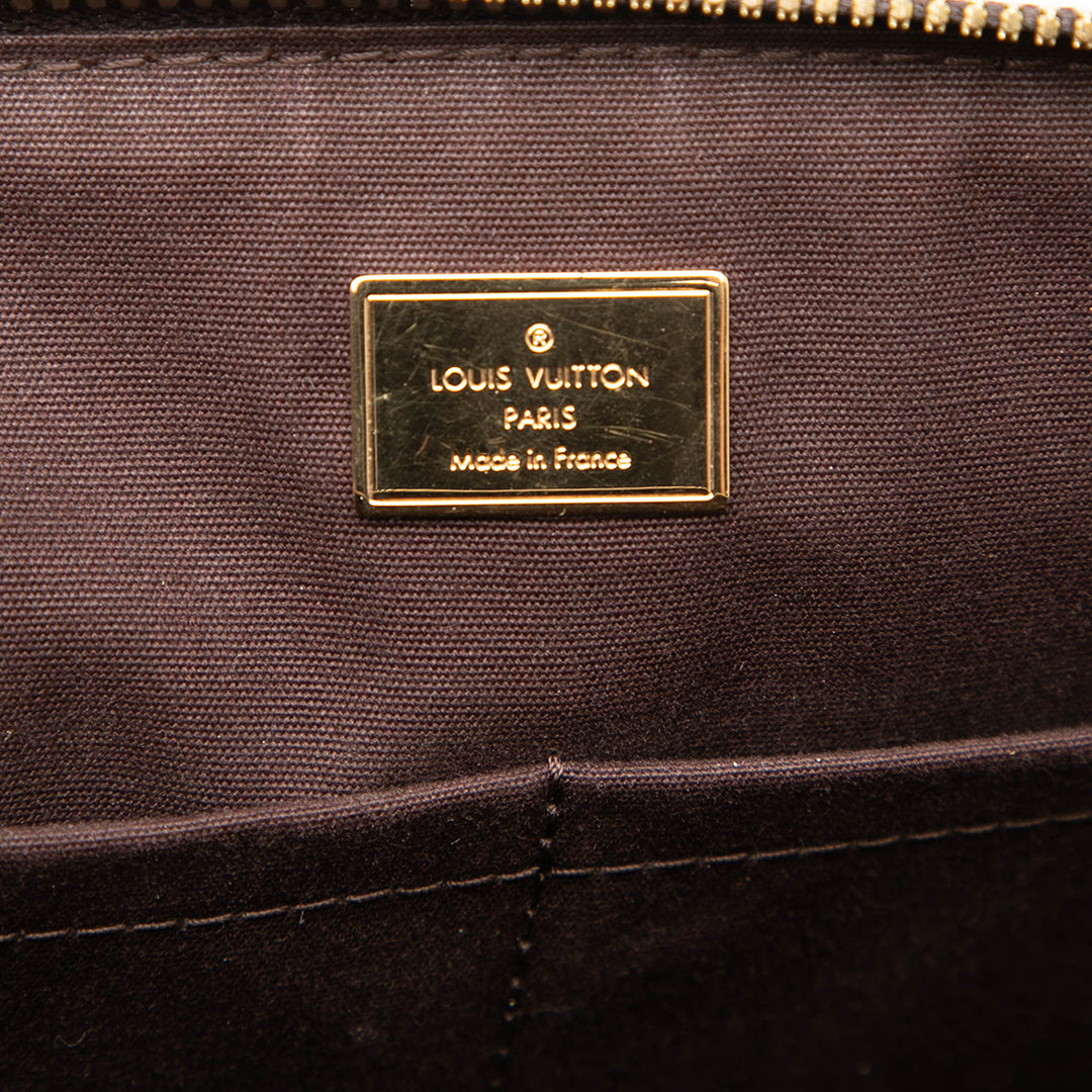 Santa Monica Cuir verni Monogram Violet