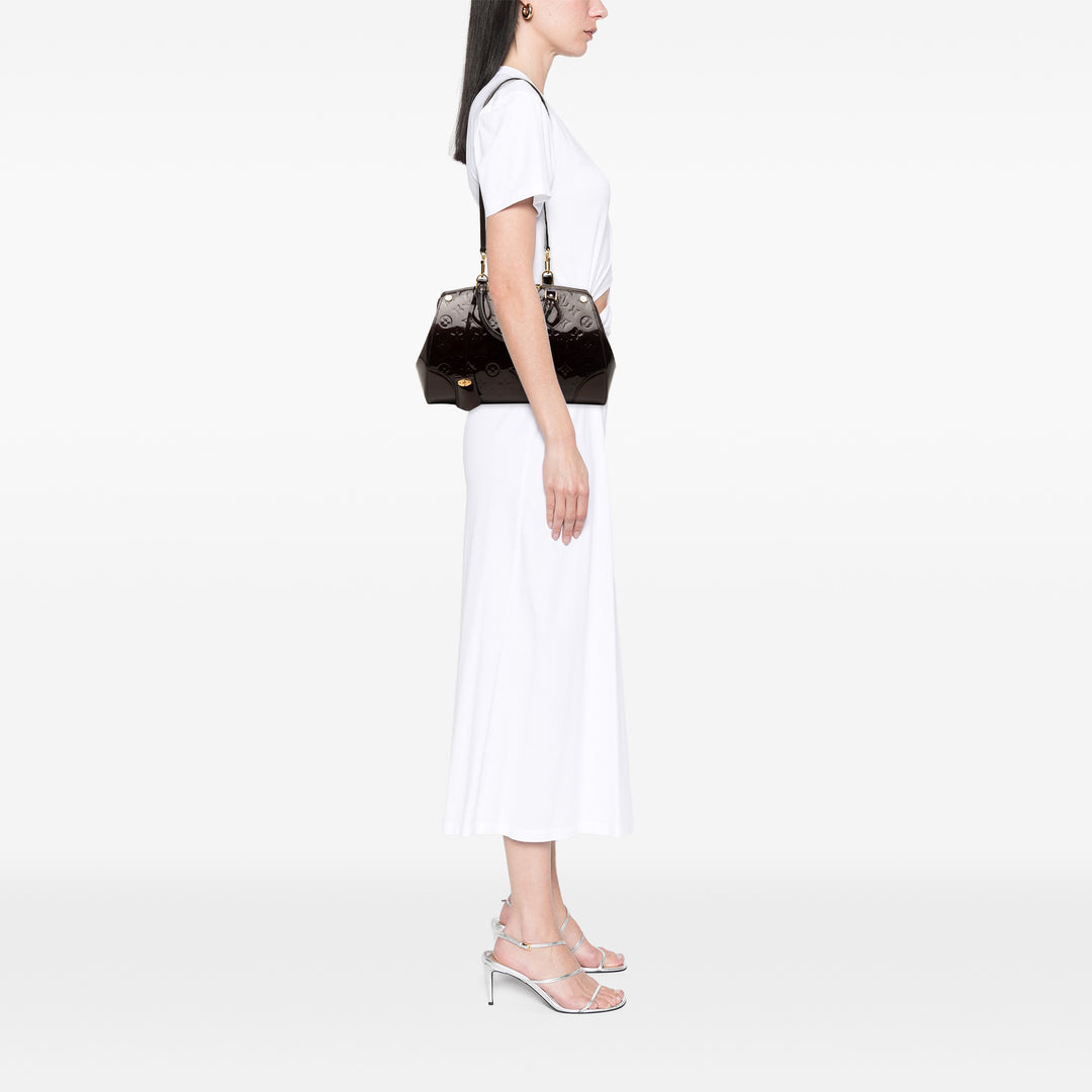 Santa Monica Cuir verni Monogram Violet