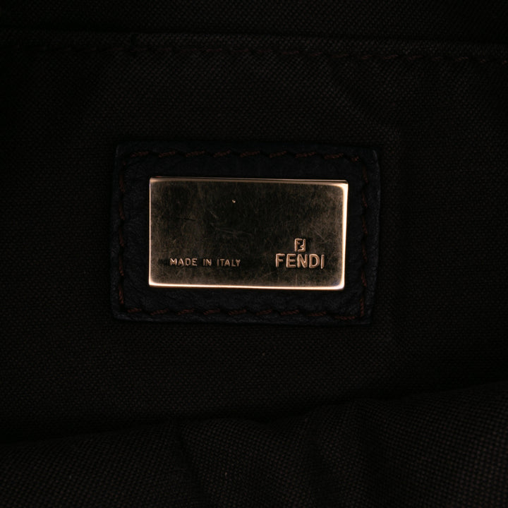 Fendi Small Zucchino Toile F Charm Sac porté croisé Marron – GABY PARIS Authentique