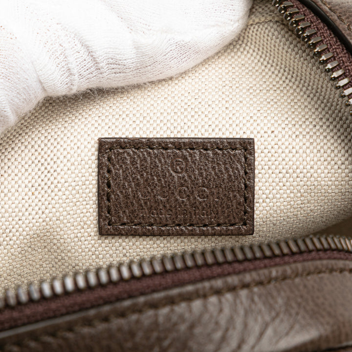 Mini GG Supreme Ophidia Crossbody Brown - Gaby Paris