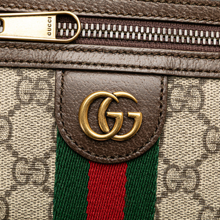Mini GG Supreme Ophidia Crossbody Brown - Gaby Paris