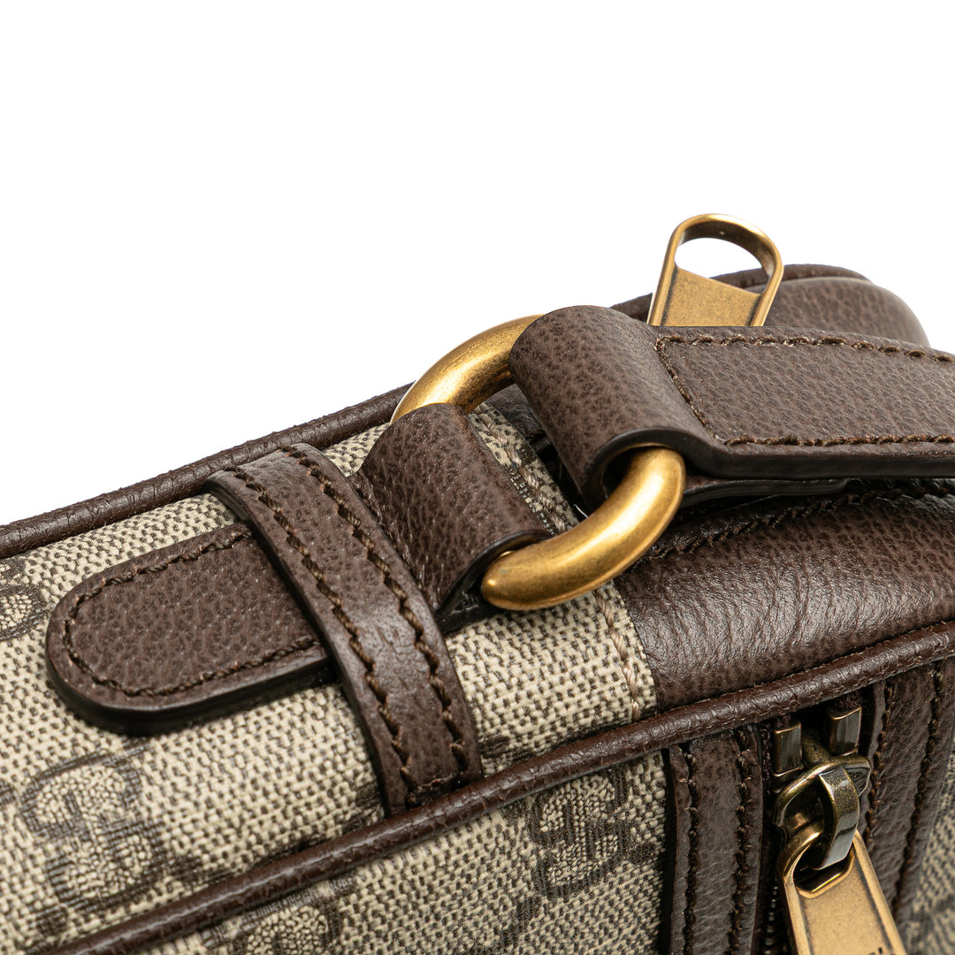 Mini GG Supreme Ophidia Crossbody Brown - Gaby Paris