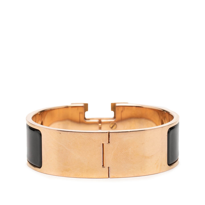 Hermès Wide Émail Clic Clac H Bracelet GM