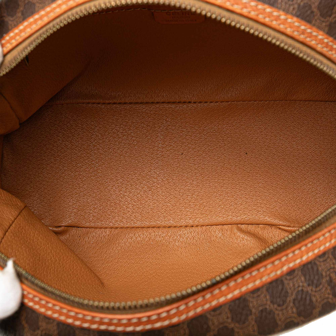 Celine Macadam Dome Handbag Brown - GABY PARIS