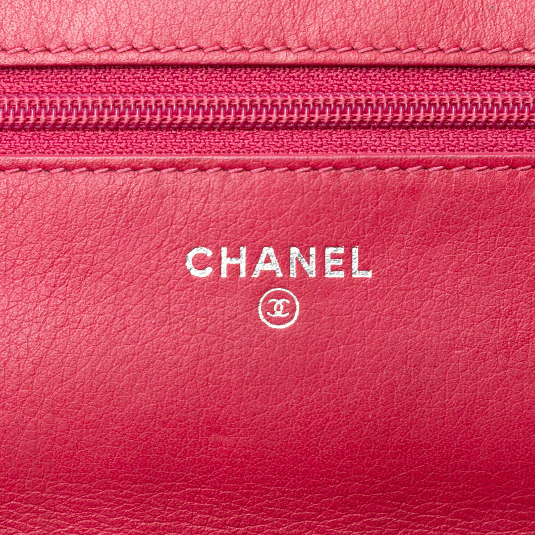 Chanel CC Wild Stitch Wallet on Chain Cuir d'agneau