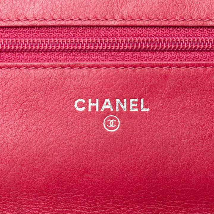 Chanel CC Wild Stitch Wallet on Chain Cuir d'agneau