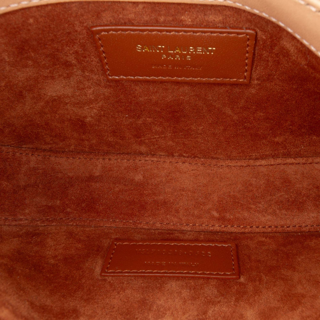 Saint Laurent Mini Smooth Cuir de veau Le 5 a 7