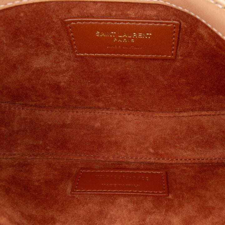 Saint Laurent Mini Smooth Cuir de veau Le 5 a 7