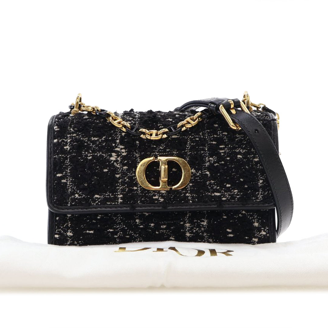 Dior Mini Tweed Macrocannage Miss Caro Bag Noir – GABY PARIS Authentique