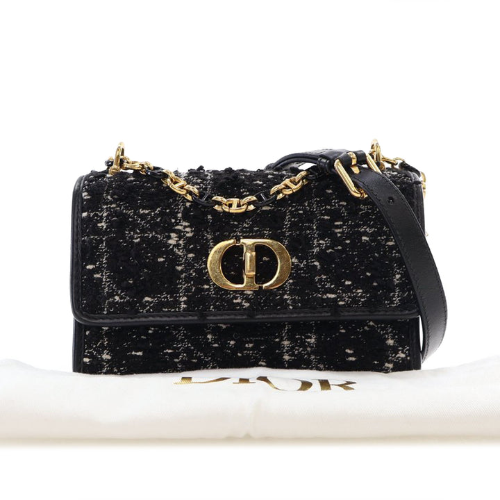 Dior Mini Tweed Macrocannage Miss Caro Bag Noir – GABY PARIS Authentique