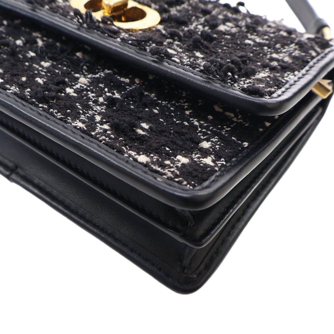 Dior Mini Tweed Macrocannage Miss Caro Bag Noir – GABY PARIS Authentique