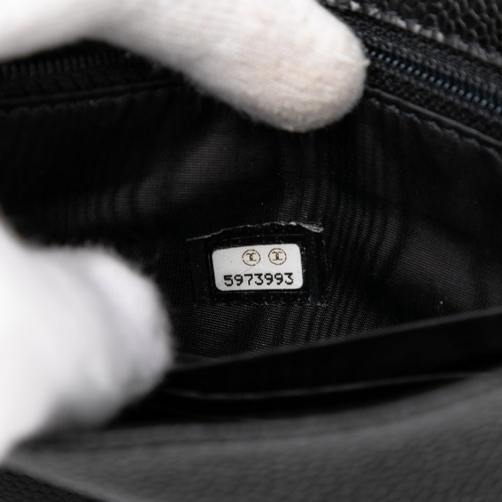 Chanel CC Caviar Envelope Wallet Noir