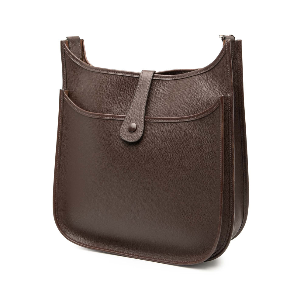 Hermès Epsom Evelyne II GM Marron – GABY PARIS Authentique