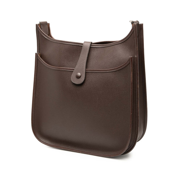 Hermès Epsom Evelyne II GM Marron – GABY PARIS Authentique