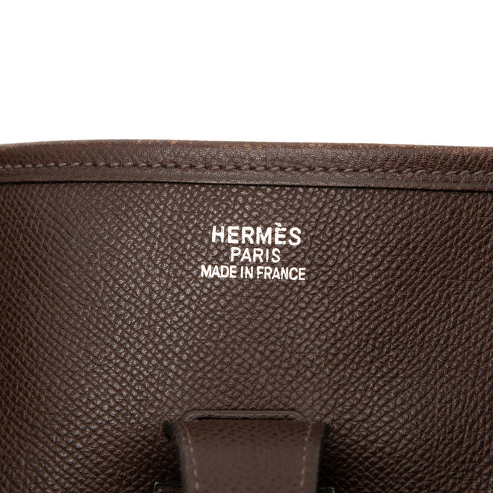 Hermès Epsom Evelyne II GM Marron – GABY PARIS Authentique
