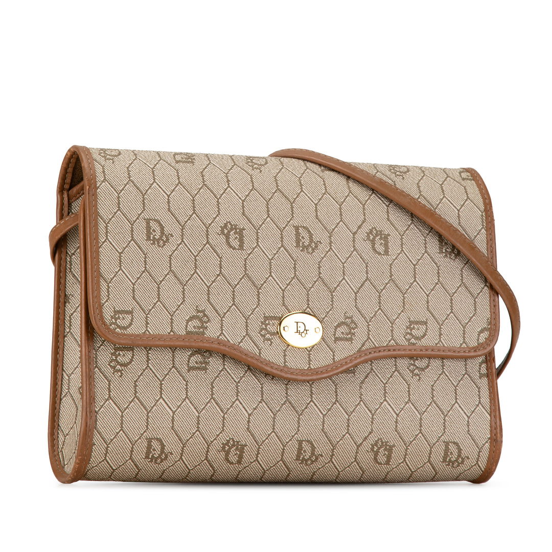 Dior Honeycomb Crossbody Brown - GABY PARIS