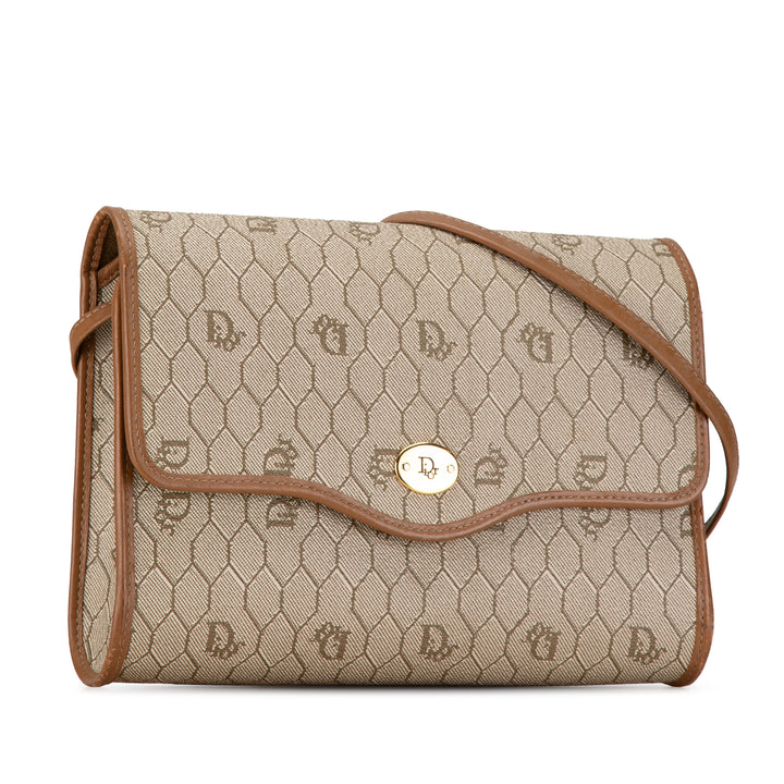 Dior Honeycomb Crossbody Brown - GABY PARIS