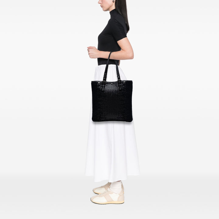 Bottega Veneta Nappa Intrecciato Tuffetage Cabas
